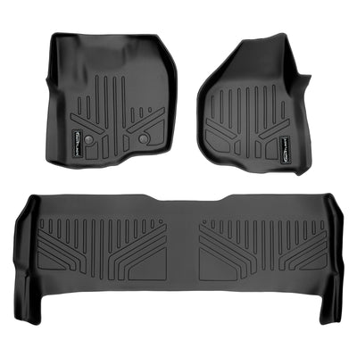 SMARTLINER 2013 - 2016 Ford F-350 Super Crew Custom Fit Floor Liners - 1st & 2nd Rows