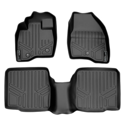 SMARTLINER 2017 - 2019 Ford Explorer 8 Passenger Custom Fit Floor Liners - 1st & 2nd Rows