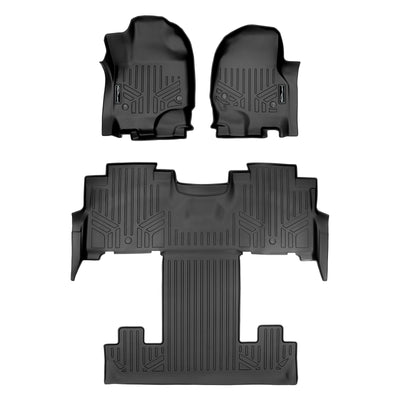 SMARTLINER 2018 - 2024 Lincoln Navigator 7 Passenger Custom Fit Floor Liners - 1st, 2nd & 3rd Row