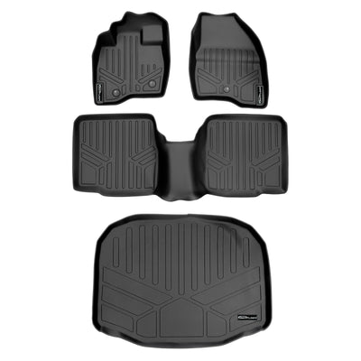 SMARTLINER 2017 - 2019 Ford Explorer 8 Passenger Custom Fit Floor Liners - 1st, 2nd & 3rd Rows