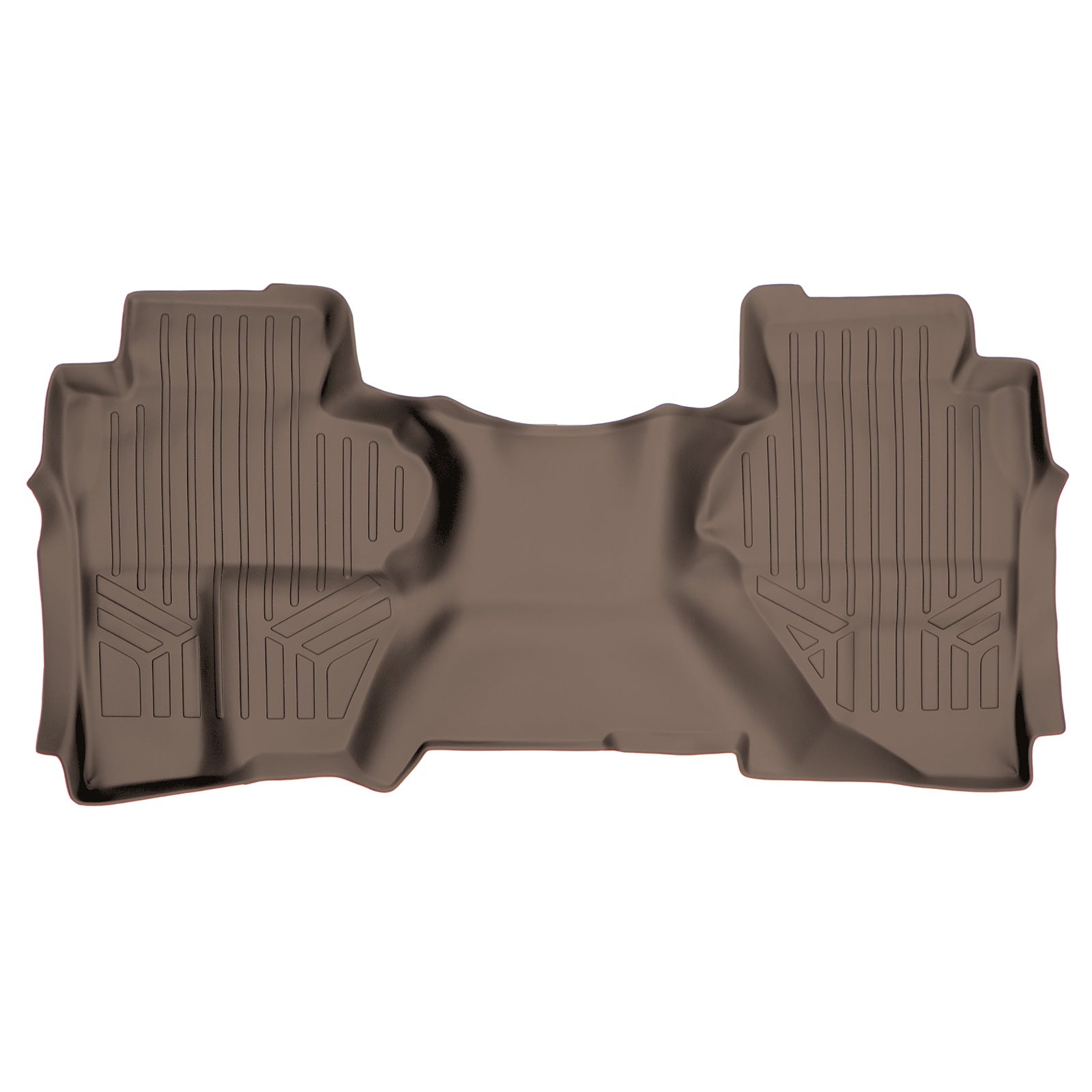 SMARTLINER 2015 - 2019 Chevrolet Silverado 3500 HD Double Cab Custom Fit Floor Liners - 2nd Row Only - Fits Bench or Bucket
