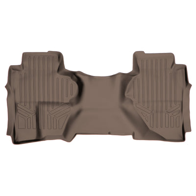 SMARTLINER 2015 - 2019 Chevrolet Silverado 3500 HD Double Cab Custom Fit Floor Liners - 2nd Row Only - Fits Bench or Bucket