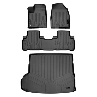 SMARTLINER 2014 - 2019 Toyota Highlander All Configurations Custom Fit Floor Liners - 1st, 2nd & 3rd Rows - Bench