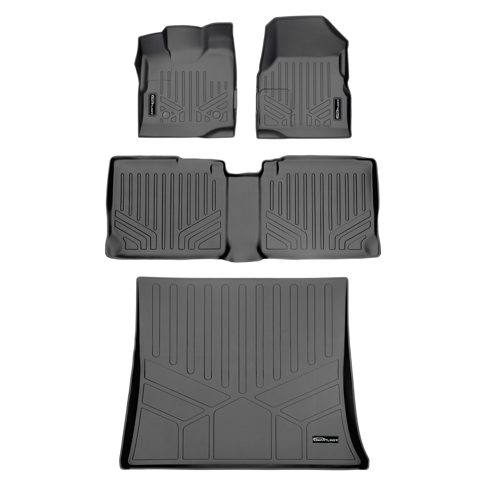 SMARTLINER 2010 - 2011 GMC Terrain All Configurations Custom Fit Floor Liners - 1st, 2nd & 3rd Rows