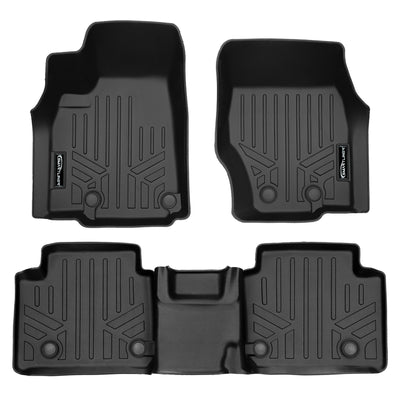 SMARTLINER 2021 - 2025 Jeep Grand Cherokee L 7 Passenger Custom Fit Floor Liners - 1st & 2nd Rows