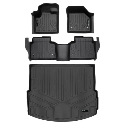 SMARTLINER 2020 - 2025 Land Rover Discovery Sport 5 Passenger Custom Fit Floor Liners - 1st, 2nd & 3rd Rows - 3rd Seat Down