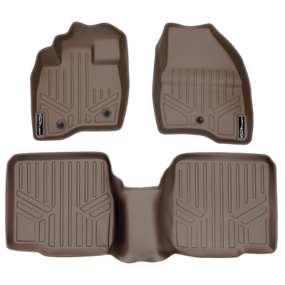 SMARTLINER 2017 - 2019 Ford Explorer 8 Passenger Custom Fit Floor Liners - 1st & 2nd Rows