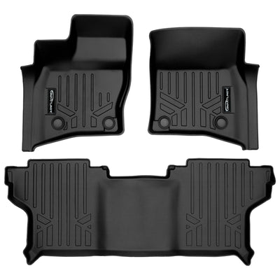SMARTLINER 2020 - 2025 Land Rover Defender 90 All Configurations Custom Fit Floor Liners - 1st & 2nd Rows