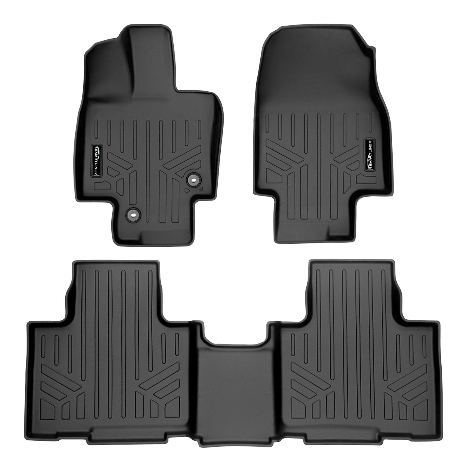 SMARTLINER 2020 - 2025 Toyota Highlander All Configurations Custom Fit Floor Liners - 1st & 2nd Rows