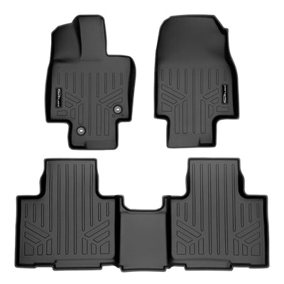 SMARTLINER 2020 - 2025 Toyota Highlander All Configurations Custom Fit Floor Liners - 1st & 2nd Rows