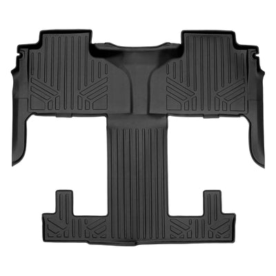 SMARTLINER 2021 - 2025 GMC Yukon 7 Passenger Custom Fit Floor Liners - 2nd & 3rd Row