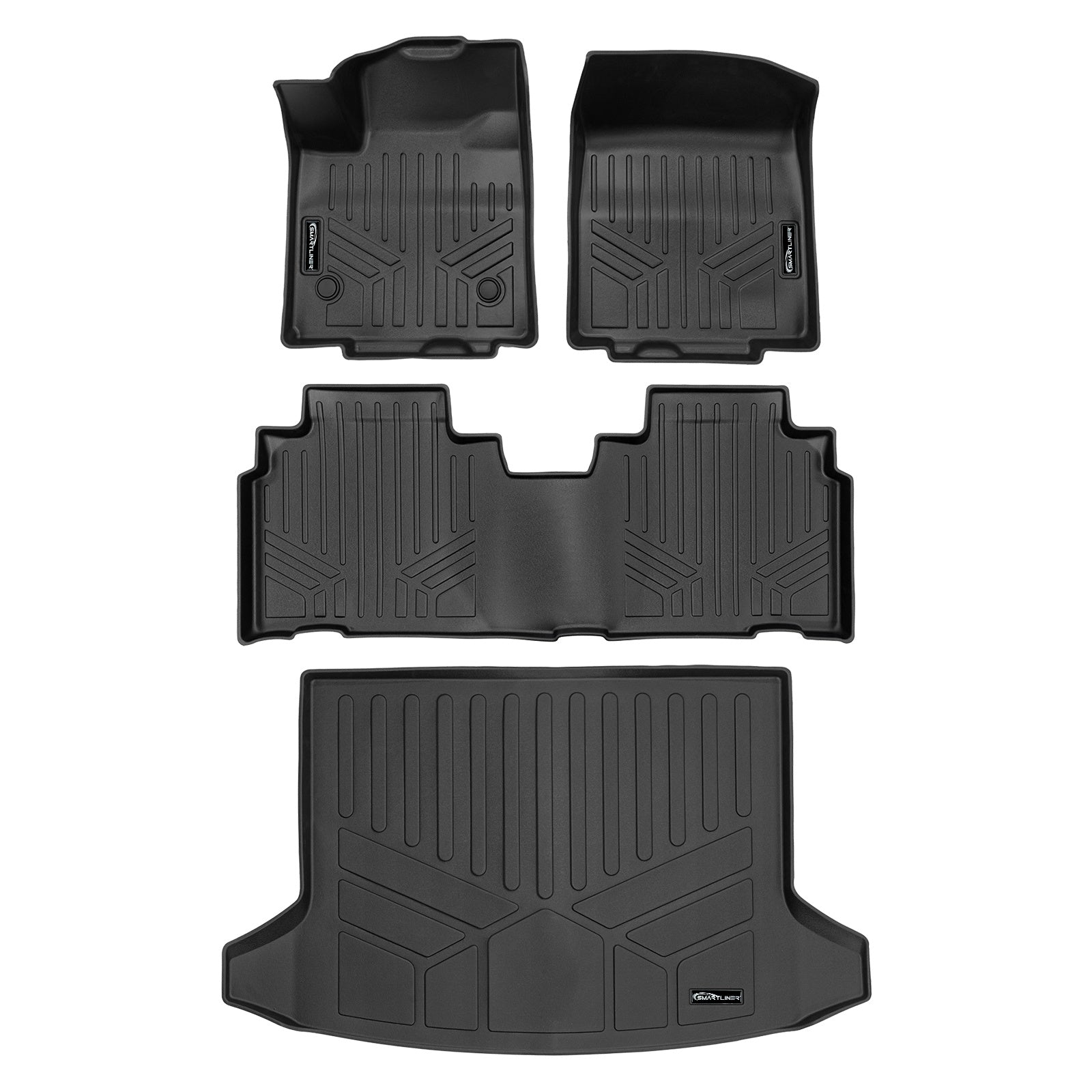 SMARTLINER 2024 - 2025 Chevrolet Blazer EV All Configurations Custom Fit Floor Liners - 1st, 2nd & 3rd Rows