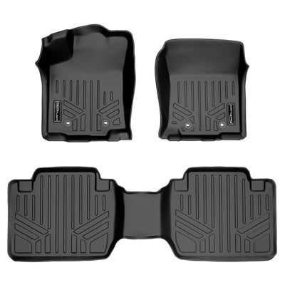 SMARTLINER 2018 - 2023 Toyota Tacoma Access Cab Custom Fit Floor Liners - 1st & 2nd Rows