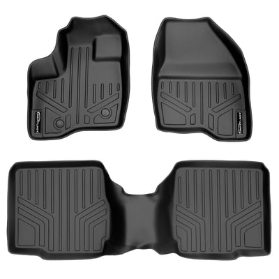 SMARTLINER 2011 - 2014 Ford Explorer 7 Passenger Custom Fit Floor Liners - 1st & 2nd Rows