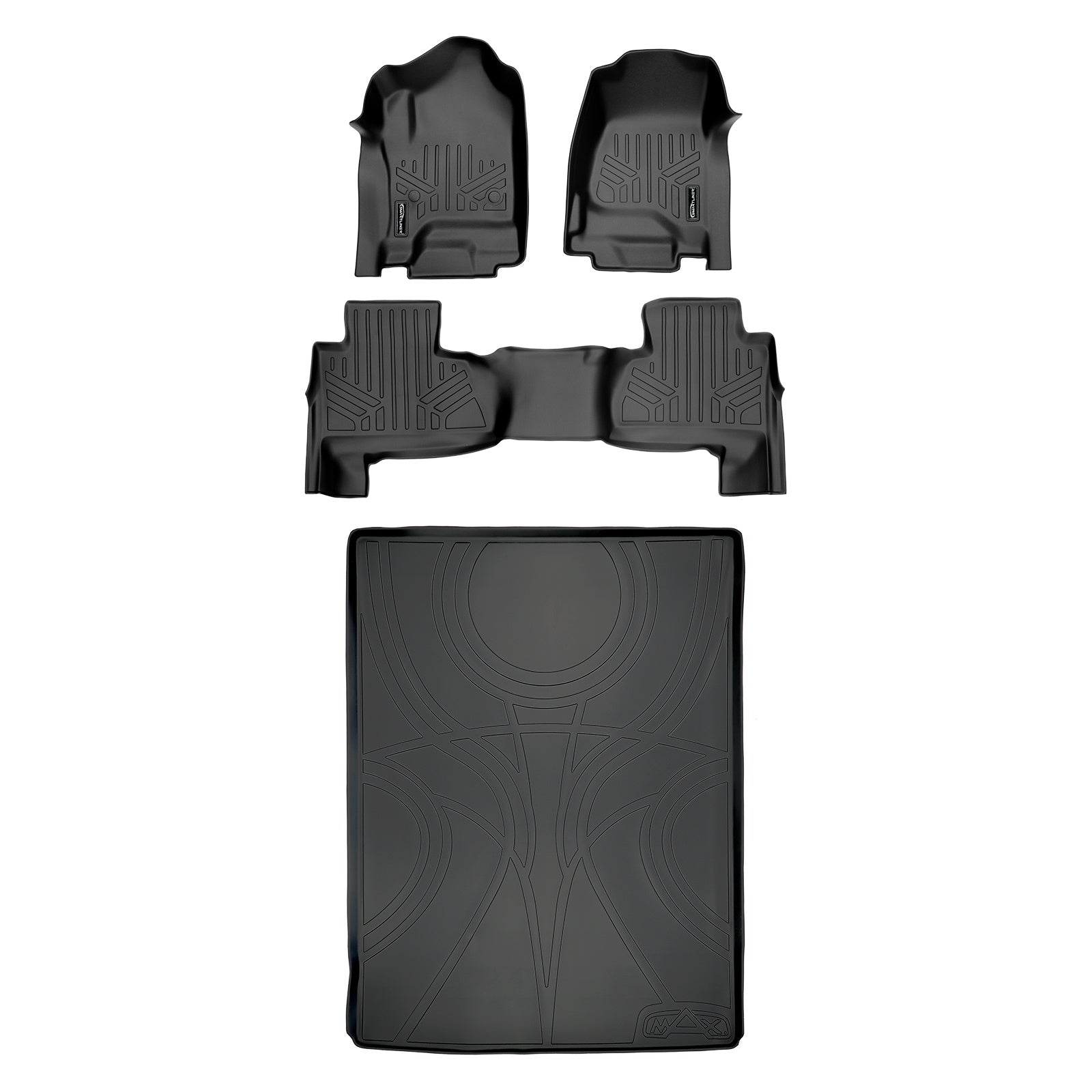 SMARTLINER 2015 - 2020 GMC Yukon XL 8 Passenger Custom Fit Floor Liners - 1st, 2nd & 3rd Rows
