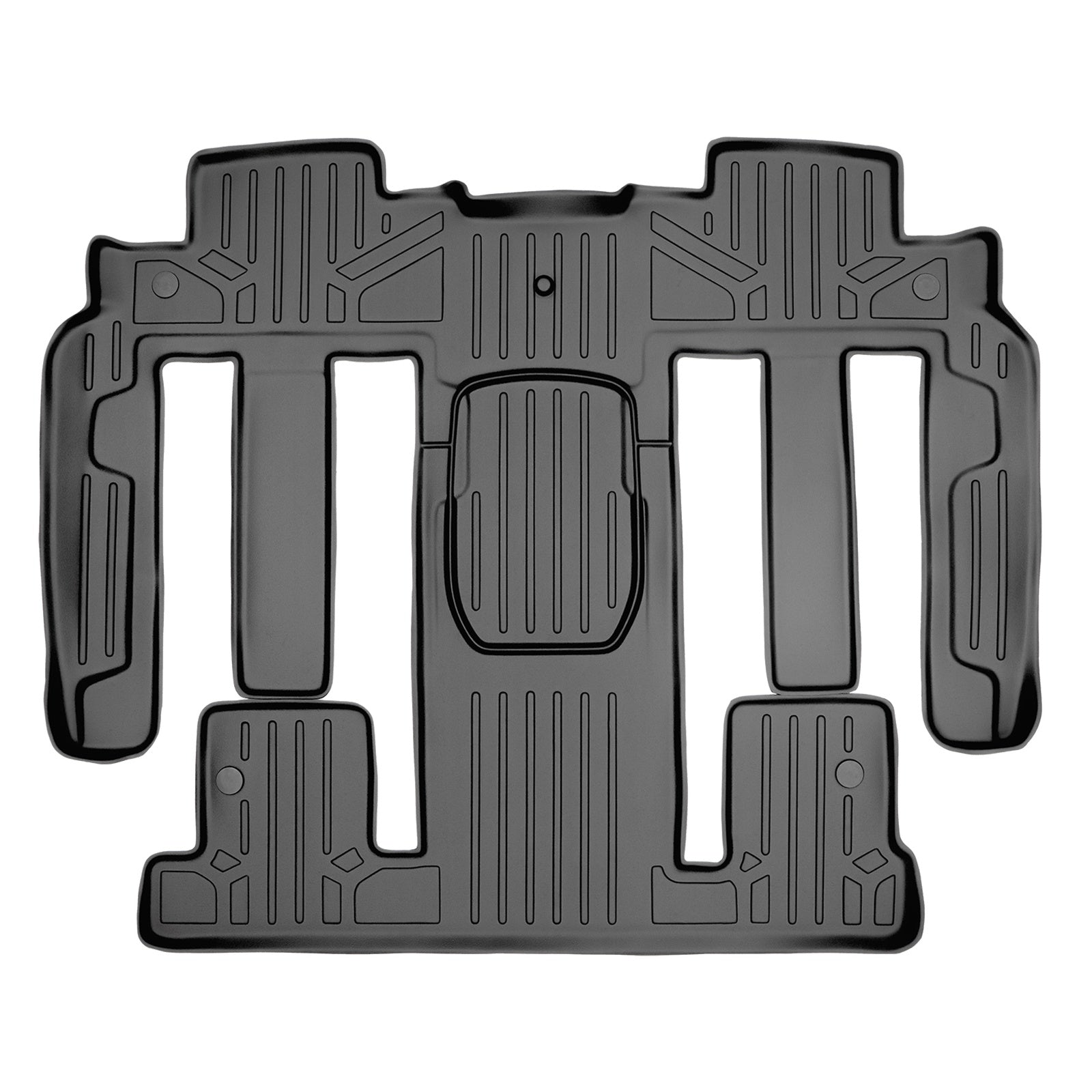 SMARTLINER 2009 - 2010 Chevrolet Traverse 7 Passenger Custom Fit Floor Liners - 2nd & 3rd Row