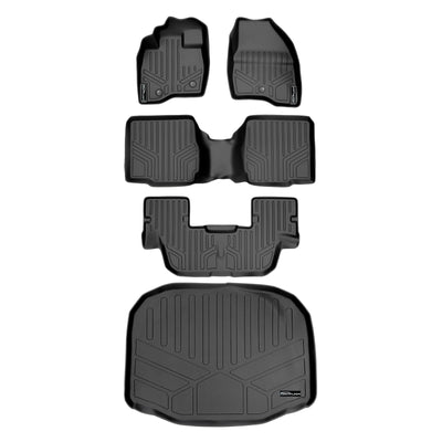 SMARTLINER 2011 - 2014 Ford Explorer 7 Passenger Custom Fit Floor Liners - 1st, 2nd, 3rd & 4th Rows