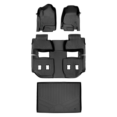 SMARTLINER 2015 - 2020 GMC Yukon XL 7 Passenger Custom Fit Floor Liners - 1st, 2nd, 3rd & 4th Rows