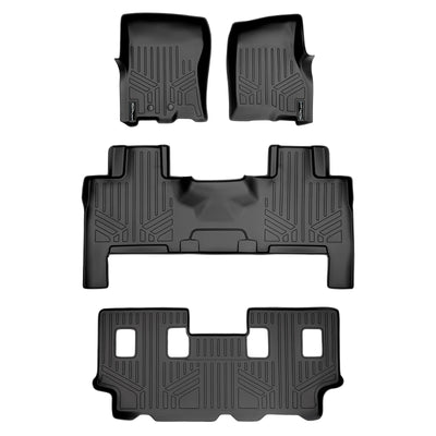 SMARTLINER 2011 - 2017 Ford Expedition EL 8 Passenger Custom Fit Floor Liners - 1st, 2nd & 3rd Rows