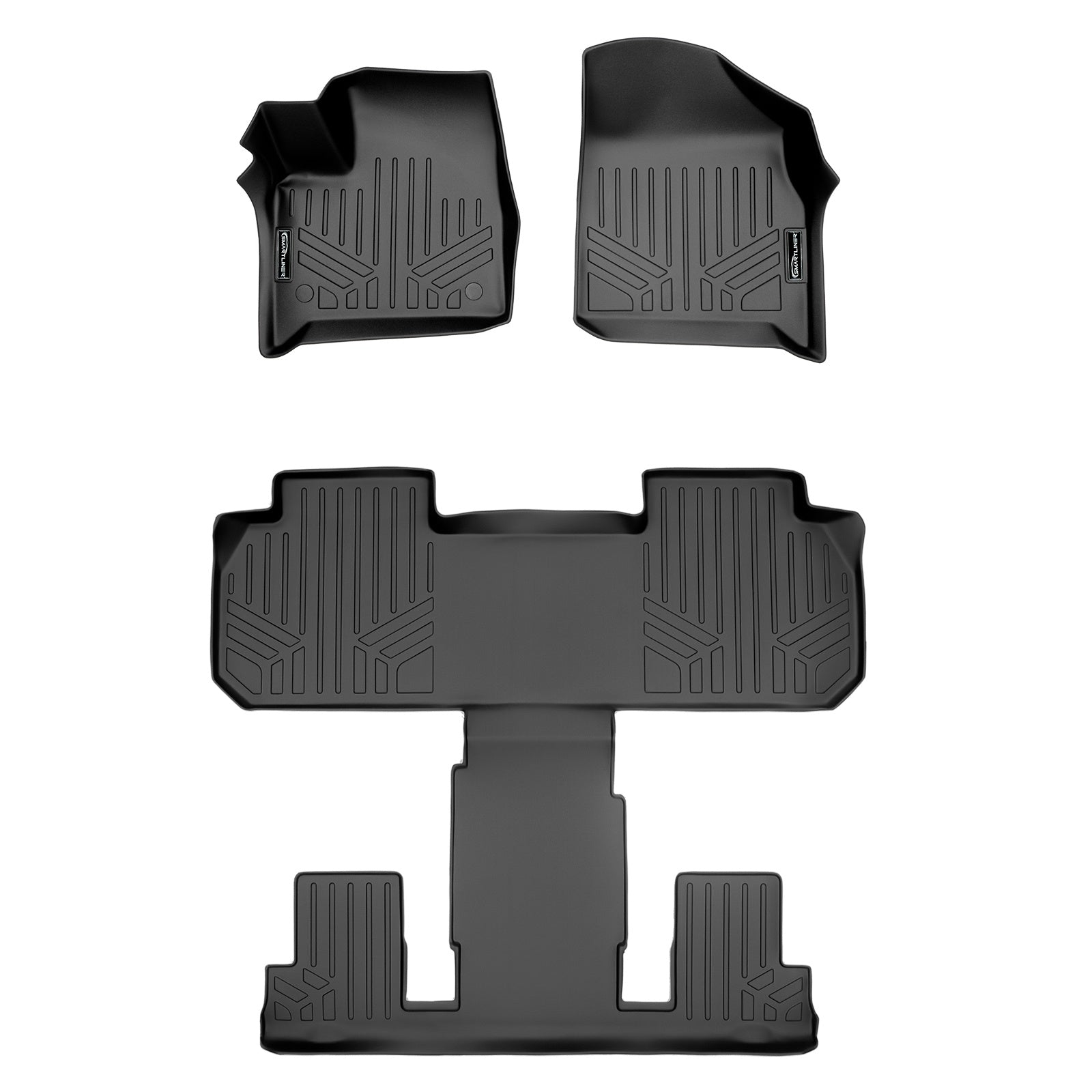 SMARTLINER 2024 - 2024 Chevrolet Traverse Limited 7 Passenger Custom Fit Floor Liners - 1st, 2nd & 3rd Row
