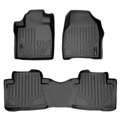 SMARTLINER 2009 - 2015 Honda Pilot All Configurations Custom Fit Floor Liners - 1st & 2nd Rows