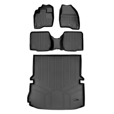 SMARTLINER 2011 - 2014 Ford Explorer 7 Passenger Custom Fit Floor Liners - 1st, 2nd & 3rd Rows
