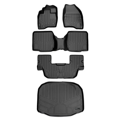SMARTLINER 2015 - 2016 Ford Explorer 7 Passenger Custom Fit Floor Liners - 1st, 2nd, 3rd & 4th Rows