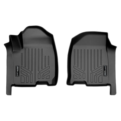 SMARTLINER 2020 - 2025 Chevrolet Silverado 3500 HD Double Cab Custom Fit Floor Liners - 1st Row Only - Vinyl Only