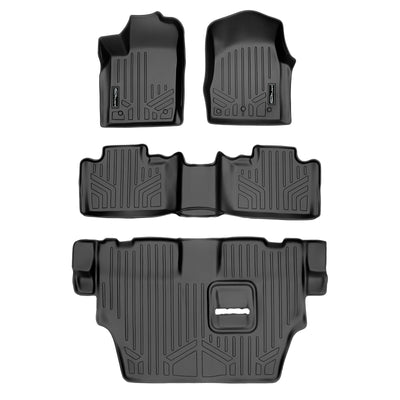SMARTLINER 2013 - 2015 Dodge Durango 7 Passenger Custom Fit Floor Liners - 1st, 2nd & 3rd Rows