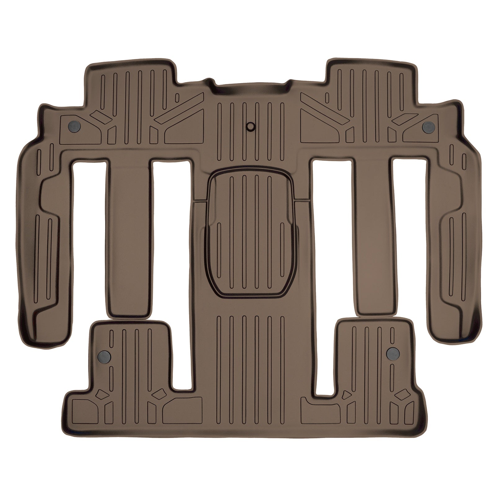 SMARTLINER 2009 - 2010 Chevrolet Traverse 7 Passenger Custom Fit Floor Liners - 2nd & 3rd Row