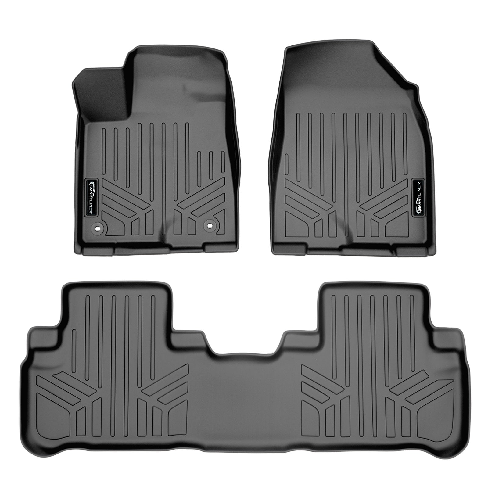 SMARTLINER 2014 - 2019 Toyota Highlander All Configurations Custom Fit Floor Liners - 1st & 2nd Rows - Bench