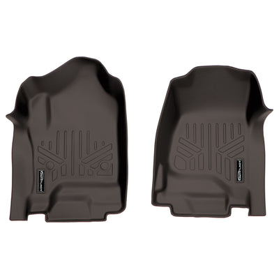 SMARTLINER 2015 - 2019 Chevrolet Silverado 3500 HD Crew Cab Custom Fit Floor Liners - 1st Row Only - Fits Bench or Bucket - No Hump