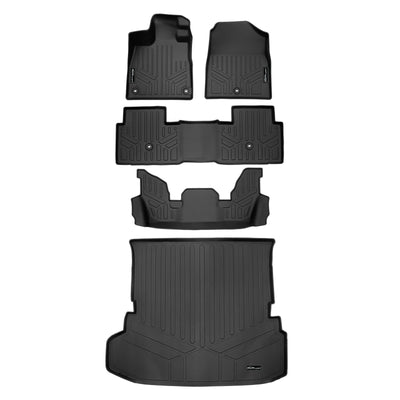 SMARTLINER 2023 - 2025 Honda Pilot All Configurations Custom Fit Floor Liners - 1st, 2nd, 3rd & 4th Rows