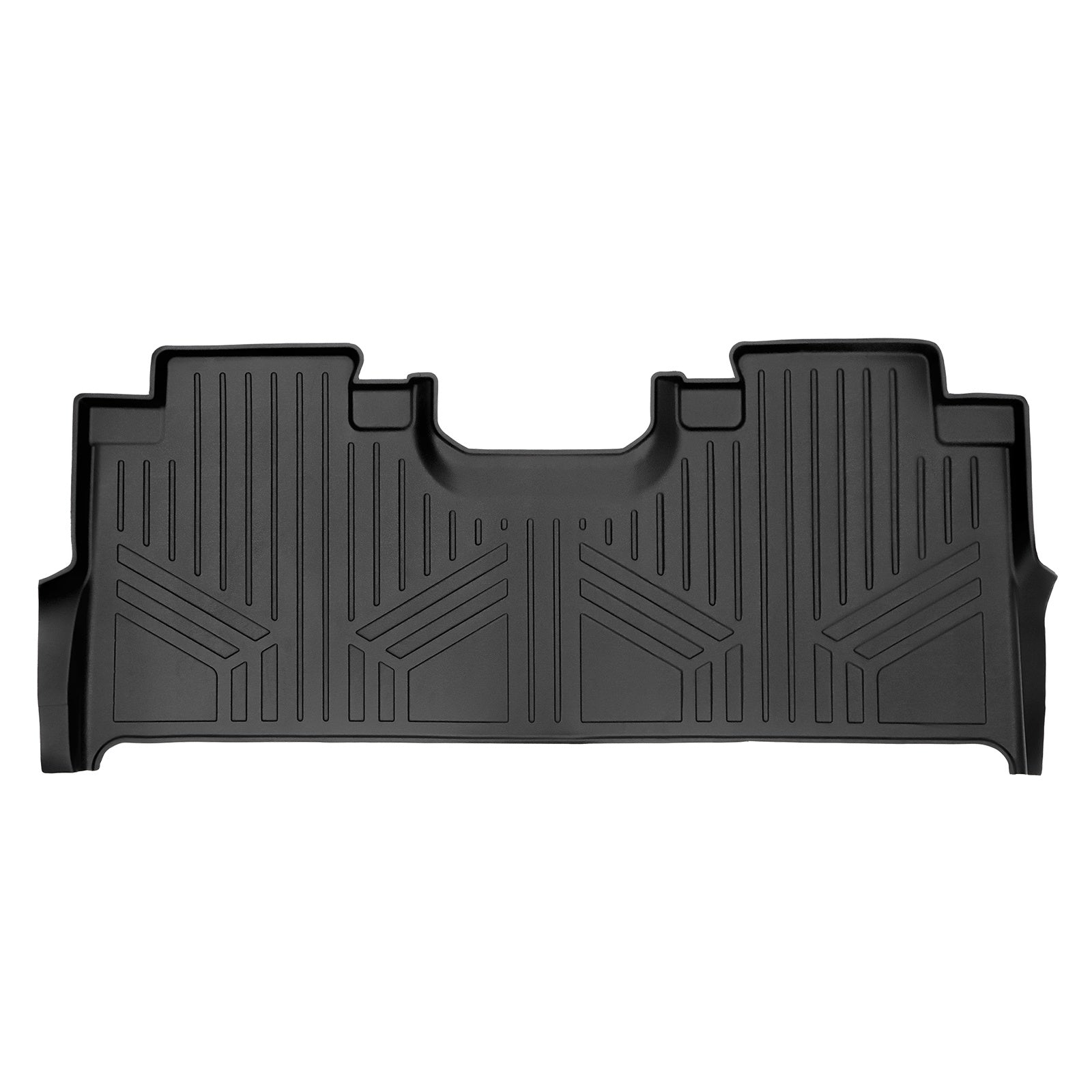 SMARTLINER 2015 - 2025 Ford F-150 Super Crew Custom Fit Floor Liners - 2nd Row Only - W/ Storage