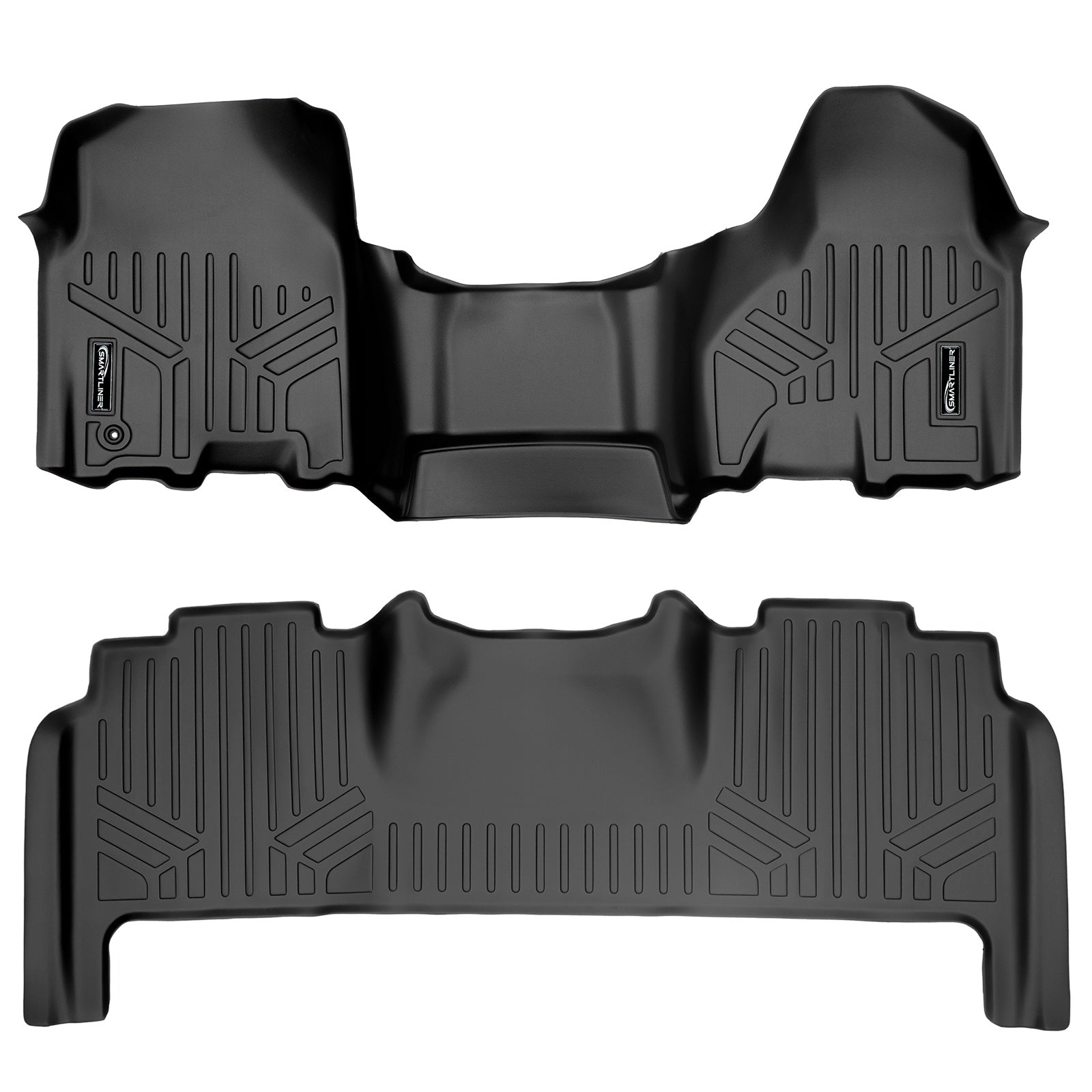 SMARTLINER 2012 - 2012 Ram 3500 Mega Cab Custom Fit Floor Liners - 1st & 2nd Rows