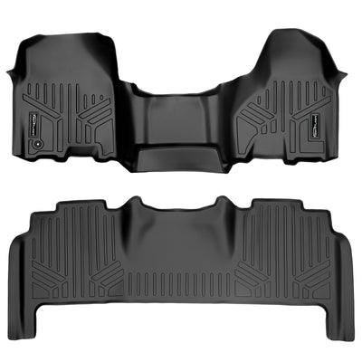 SMARTLINER 2012 - 2012 Ram 3500 Mega Cab Custom Fit Floor Liners - 1st & 2nd Rows