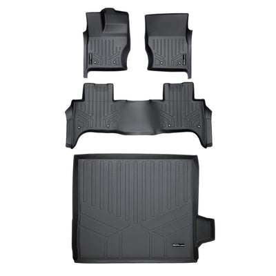 SMARTLINER 2014 - 2022 Land Rover Range Rover Sport 5 Passenger Custom Fit Floor Liners - 1st, 2nd & 3rd Rows - 3rd Seat Down