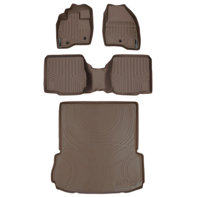 SMARTLINER 2017 - 2019 Ford Explorer 7 Passenger Custom Fit Floor Liners - 1st, 2nd & 3rd Rows