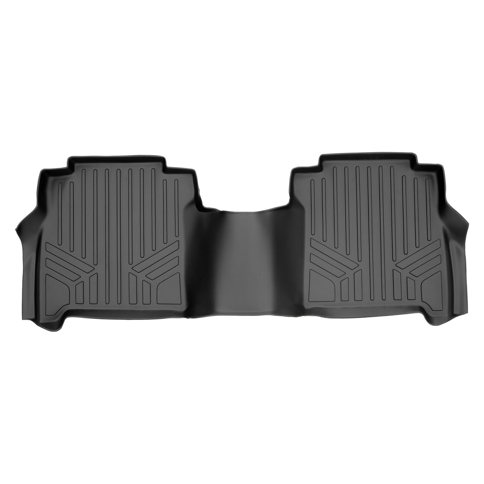 SMARTLINER 2017 - 2024 Nissan Titan Crew Cab Custom Fit Floor Liners - 2nd Row Only - W/ Storage