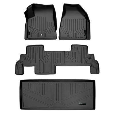 SMARTLINER 2007 - 2016 GMC Acadia All Configurations Custom Fit Floor Liners - 1st, 2nd & 3rd Rows