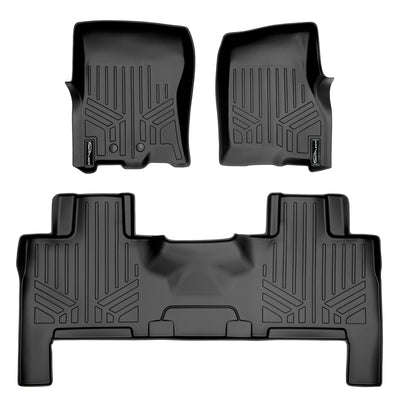 SMARTLINER 2011 - 2017 Lincoln Navigator 7 Passenger and 8 Passenger Custom Fit Floor Liners - 1st & 2nd Rows