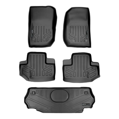 SMARTLINER 2014 - 2017 Jeep Wrangler 2 Door Custom Fit Floor Liners - 1st, 2nd & 3rd Rows