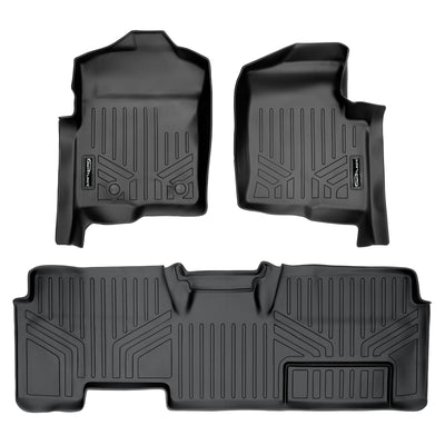 SMARTLINER 2011 - 2014 Ford F-150 Super Cab Custom Fit Floor Liners - 1st & 2nd Rows