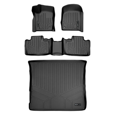 SMARTLINER 2016 - 2021 Jeep Grand Cherokee All Configurations Custom Fit Floor Liners - 1st, 2nd & 3rd Rows