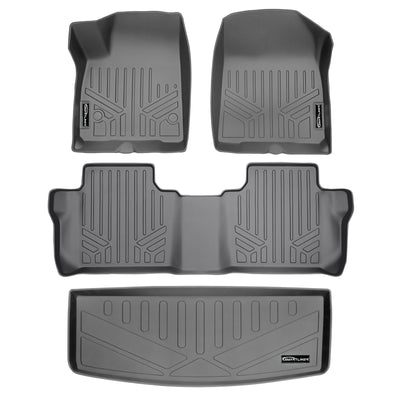 SMARTLINER 2017 - 2023 GMC Acadia 7 Passenger Custom Fit Floor Liners - 1st, 2nd & 3rd Rows
