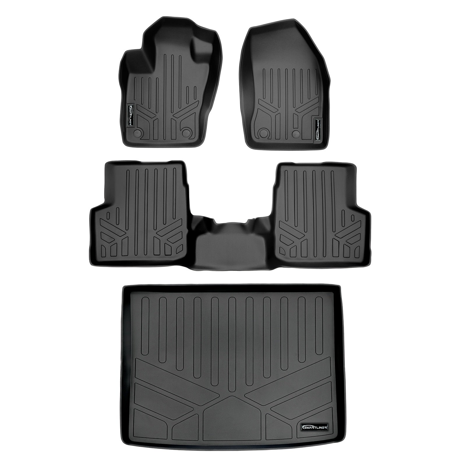 SMARTLINER 2015 - 2023 Jeep Renegade All Configurations Custom Fit Floor Liners - 1st, 2nd & 3rd Rows