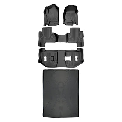 SMARTLINER 2015 - 2020 Cadillac Escalade ESV 8 Passenger Custom Fit Floor Liners - 1st, 2nd, 3rd & 4th Rows