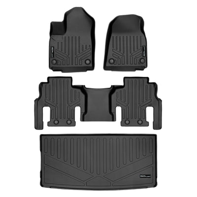 SMARTLINER 2022 - 2025 Jeep Grand Wagoneer 7 Passenger Custom Fit Floor Liners - 1st, 2nd & 3rd Rows