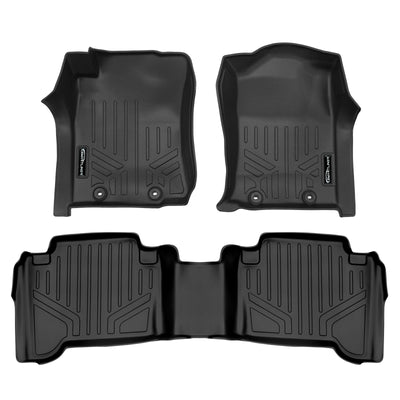 SMARTLINER 2012 - 2015 Toyota Tacoma Double Cab Custom Fit Floor Liners - 1st & 2nd Rows