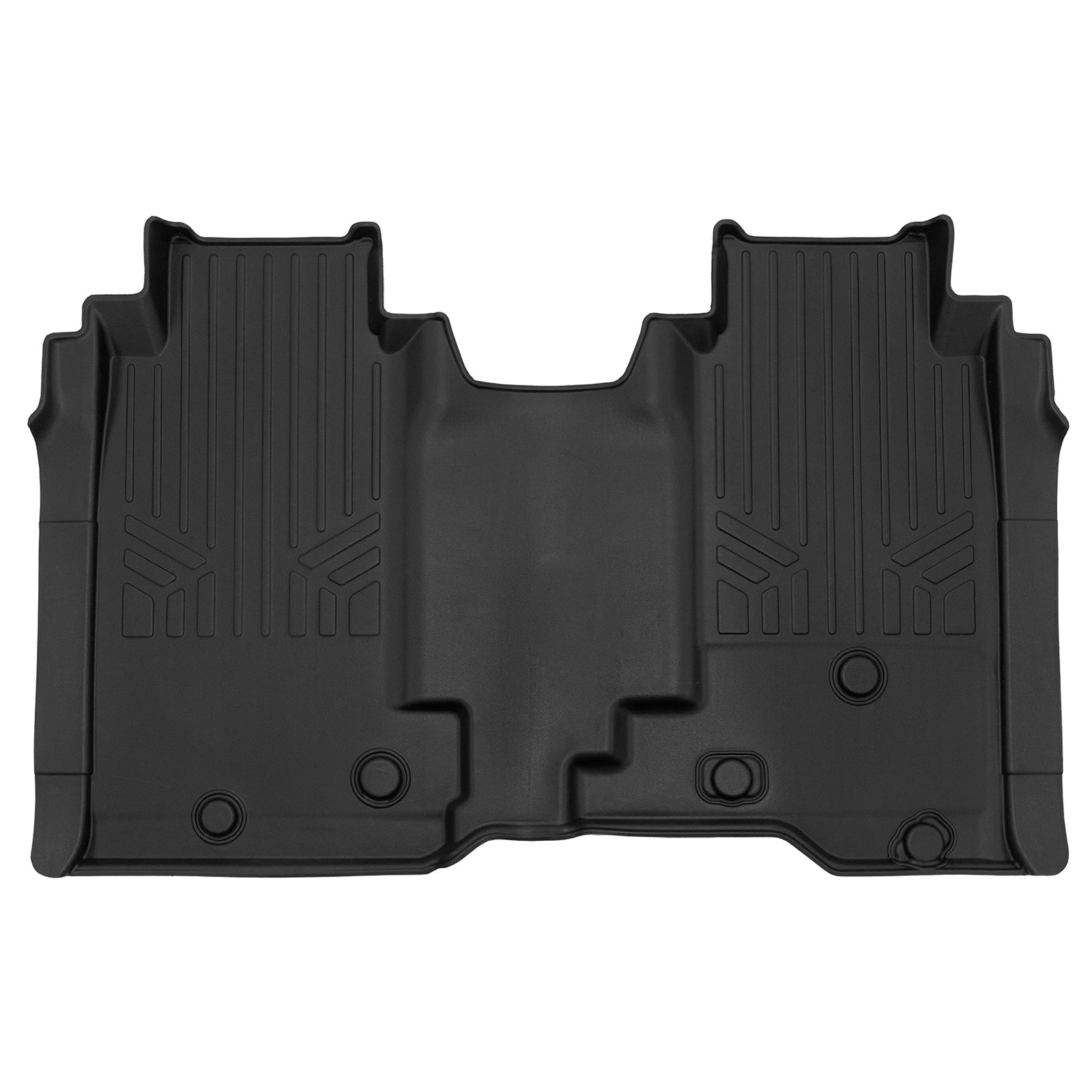SMARTLINER 2024 - 2024 Chevrolet Silverado EV All Configurations Custom Fit Floor Liners - 2nd Row Only - W/ Midgate